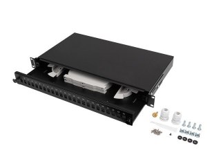 Lanberg FOP1-24SS-LDB panel krosowniczy 1U