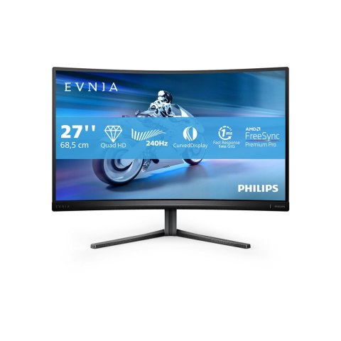 Philips 27M2C5500W/00 LED display 68,6 cm (27") 2560 x 1440 px Quad HD LCD Czarny Philips 27M2C5500W/00 LED display 68,6 cm (27") 2560 x 1440 px Quad HD LCD Czarny