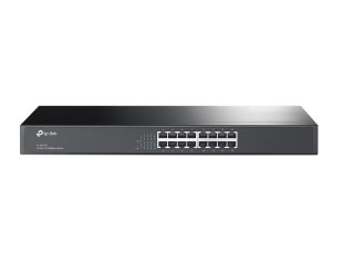 TP-Link TL-SF1016 Nie zarządzany Fast Ethernet (10/100) 1U Czarny