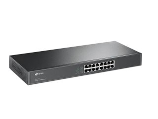 TP-Link TL-SF1016 Nie zarządzany Fast Ethernet (10/100) 1U Czarny