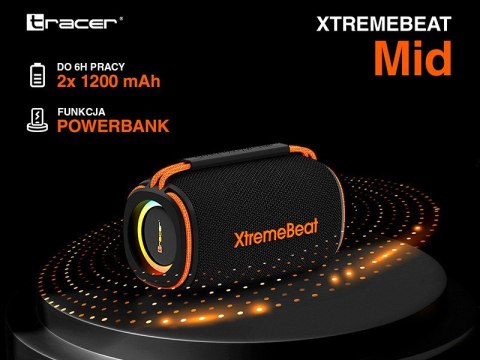 TRACER GŁOŚNIK TWS XTREMEBEAT MID BLUETOOTH RGB TRACER GŁOŚNIK TWS XTREMEBEAT MID BLUETOOTH RGB