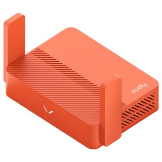 Cudy AC1200 router bezprzewodowy Fast Ethernet Pomarańczowy