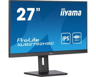 Iiyama ProLite XUB2792HSC-B5 LED display 68,6 cm (27") 1920 x 1080 px Full HD Czarny
