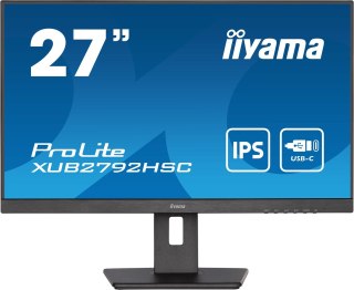 Iiyama ProLite XUB2792HSC-B5 LED display 68,6 cm (27") 1920 x 1080 px Full HD Czarny