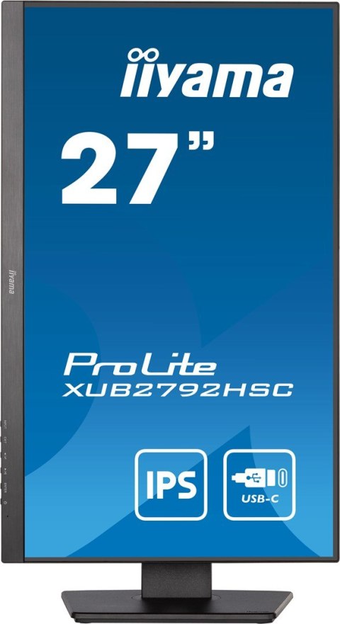 Iiyama ProLite XUB2792HSC-B5 LED display 68,6 cm (27") 1920 x 1080 px Full HD Czarny Iiyama ProLite XUB2792HSC-B5 LED display 68,6 cm (27") 1920 x 1080 px Full HD Czarny