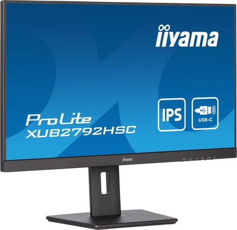 Iiyama ProLite XUB2792HSC-B5 LED display 68,6 cm (27") 1920 x 1080 px Full HD Czarny Iiyama ProLite XUB2792HSC-B5 LED display 68,6 cm (27") 1920 x 1080 px Full HD Czarny