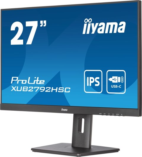 Iiyama ProLite XUB2792HSC-B5 LED display 68,6 cm (27") 1920 x 1080 px Full HD Czarny Iiyama ProLite XUB2792HSC-B5 LED display 68,6 cm (27") 1920 x 1080 px Full HD Czarny