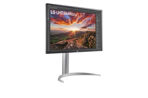 LG 27UP85NP-W monitor komputerowy 68,6 cm (27") 3840 x 2160 px 4K Ultra HD LED Srebrny LG 27UP85NP-W monitor komputerowy 68,6 cm (27") 3840 x 2160 px 4K Ultra HD LED Srebrny