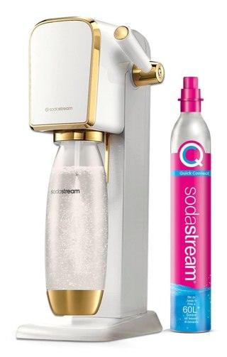 Maszyna Sodastream ART białe złoto z 1L butelką PET
