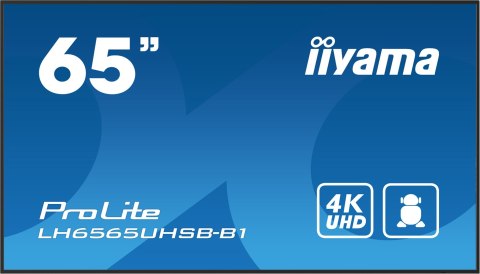 Monitor Iiyama ProLite LH6575UHS-B1AG - 65" - Płaski ekran - 163.8 cm Monitor Iiyama ProLite LH6575UHS-B1AG - 65" - Płaski ekran - 163.8 cm