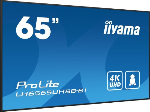 Monitor Iiyama ProLite LH6575UHS-B1AG - 65" - Płaski ekran - 163.8 cm Monitor Iiyama ProLite LH6575UHS-B1AG - 65" - Płaski ekran - 163.8 cm