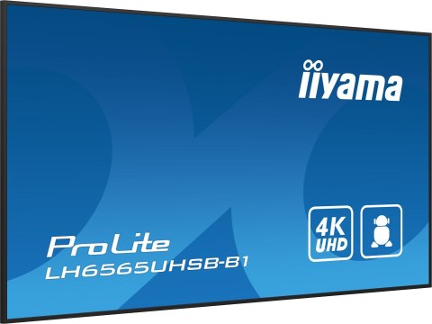 Monitor Iiyama ProLite LH6575UHS-B1AG - 65" - Płaski ekran - 163.8 cm Monitor Iiyama ProLite LH6575UHS-B1AG - 65" - Płaski ekran - 163.8 cm