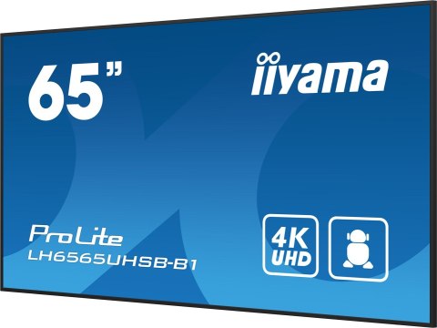 Monitor Iiyama ProLite LH6575UHS-B1AG - 65" - Płaski ekran - 163.8 cm Monitor Iiyama ProLite LH6575UHS-B1AG - 65" - Płaski ekran - 163.8 cm