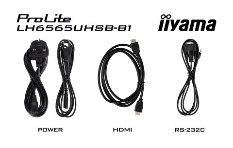 Monitor Iiyama ProLite LH6575UHS-B1AG - 65" - Płaski ekran - 163.8 cm Monitor Iiyama ProLite LH6575UHS-B1AG - 65" - Płaski ekran - 163.8 cm