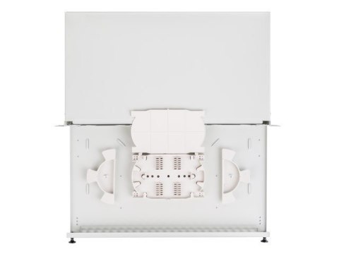 Przełącznica światłowodowa LANBERG 24xSC simplex / 24xLC duplex Rack 19" 1U szara + akcesoria