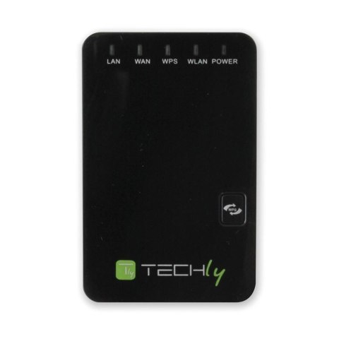 Router bezprzewodowy Techly I-WL-REPEATER2 Fast Ethernet Czarny, Biały Router bezprzewodowy Techly I-WL-REPEATER2 Fast Ethernet Czarny, Biały
