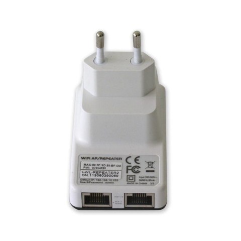 Router bezprzewodowy Techly I-WL-REPEATER2 Fast Ethernet Czarny, Biały Router bezprzewodowy Techly I-WL-REPEATER2 Fast Ethernet Czarny, Biały