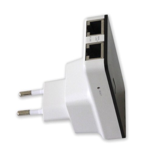 Router bezprzewodowy Techly I-WL-REPEATER2 Fast Ethernet Czarny, Biały Router bezprzewodowy Techly I-WL-REPEATER2 Fast Ethernet Czarny, Biały