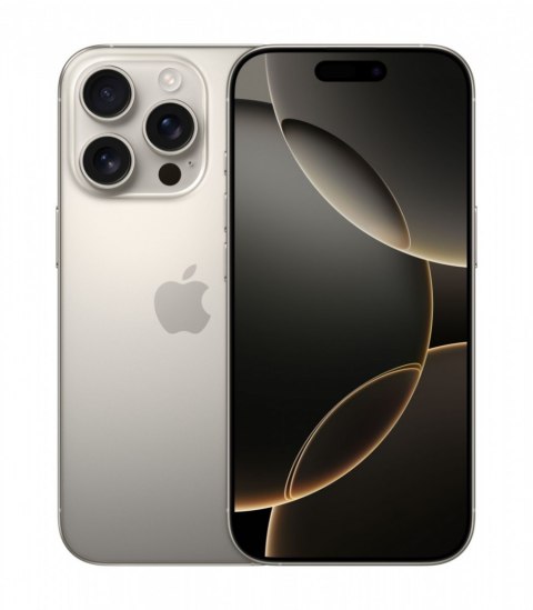 Smartphone APPLE iPhone 16 Pro 1 TB Natural Titanium (Tytanowy) MYNX3HX/A