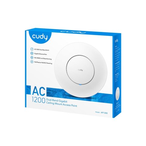 Access Point Cudy AC1200 WiFi Gigabit Access Point Access Point Cudy AC1200 WiFi Gigabit Access Point