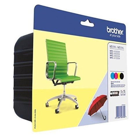 Brother tusz LC-229XL LC229XL i kolorowy (LC229XLVALBP) Brother tusz LC-229XL LC229XL i kolorowy (LC229XLVALBP)