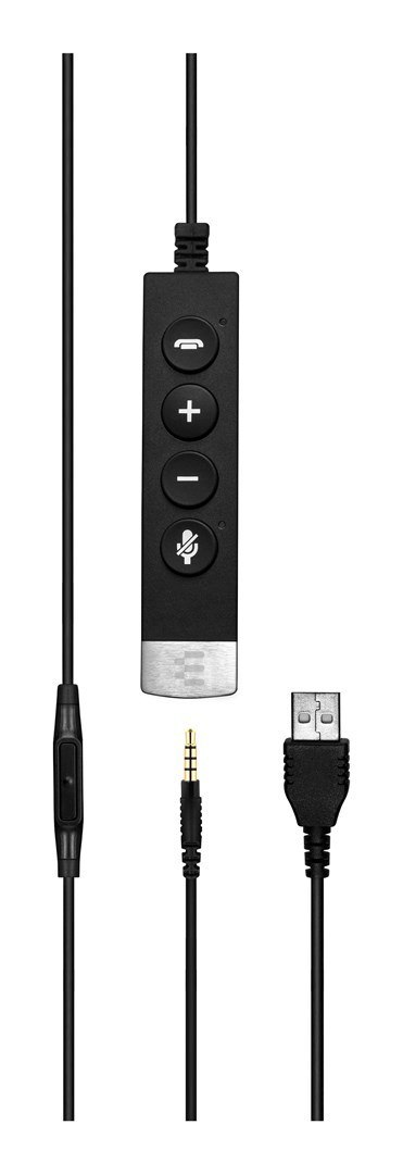 EPOS IMPACT SC 635 USB Zestaw słuchawkowy Przewodowa Opaska na głowę Połączenia/muzyka USB Typu-A Czarny, Srebrny EPOS IMPACT SC 635 USB Zestaw słuchawkowy Przewodowa Opaska na głowę Połączenia/muzyka USB Typu-A Czarny, Srebrny