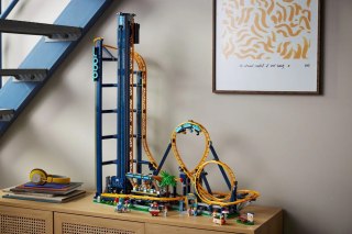 LEGO ICONS 10303 KOLEJKA GÓRSKA Z PĘTLAMI