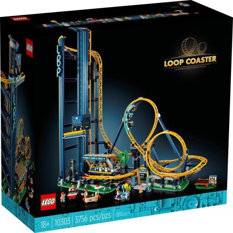 LEGO ICONS 10303 KOLEJKA GÓRSKA Z PĘTLAMI