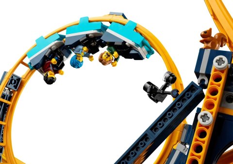LEGO ICONS 10303 KOLEJKA GÓRSKA Z PĘTLAMI