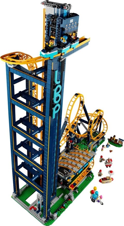 LEGO ICONS 10303 KOLEJKA GÓRSKA Z PĘTLAMI