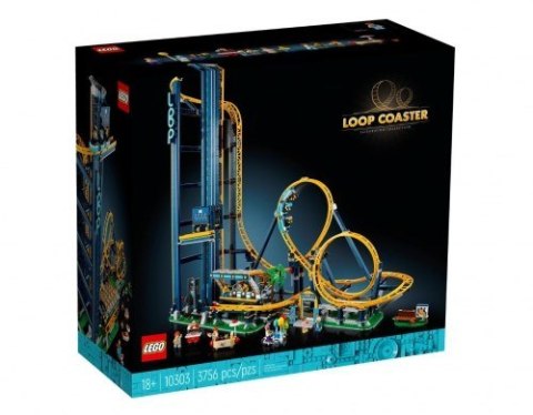 LEGO ICONS 10303 KOLEJKA GÓRSKA Z PĘTLAMI