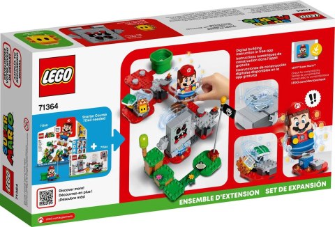 LEGO SUPER MARIO 71364 ZESTAW ROZSZERZAJĄCY - TARAPATY W FORCIE WHOMPA LEGO SUPER MARIO 71364 ZESTAW ROZSZERZAJĄCY - TARAPATY W FORCIE WHOMPA