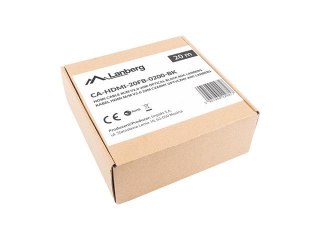 Lanberg CA-HDMI-20FB-0200-BK optyczny kabel HDMI M/M 20m v2.0 4K AOC