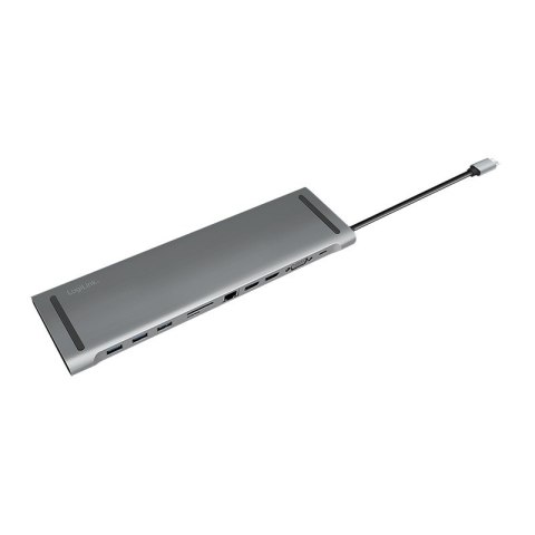 LogiLink UA0373 - Przewodowy - USB 3.2 Gen 1 (3.1 Gen 1) Type-C - 100 W - 3,5 mm - 10,100,1000 Mbit/s - Aluminiowy LogiLink UA0373 - Przewodowy - USB 3.2 Gen 1 (3.1 Gen 1) Type-C - 100 W - 3,5 mm - 10,100,1000 Mbit/s - Aluminiowy