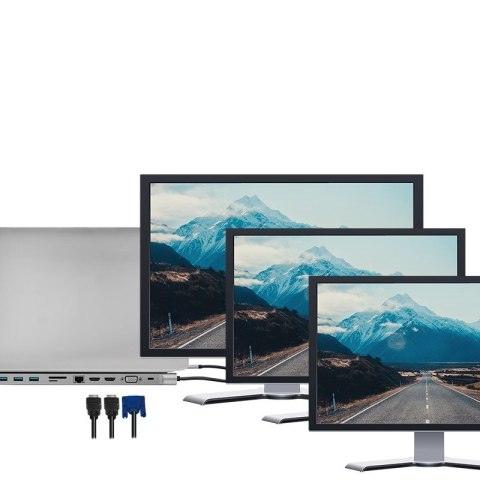 LogiLink UA0373 - Przewodowy - USB 3.2 Gen 1 (3.1 Gen 1) Type-C - 100 W - 3,5 mm - 10,100,1000 Mbit/s - Aluminiowy LogiLink UA0373 - Przewodowy - USB 3.2 Gen 1 (3.1 Gen 1) Type-C - 100 W - 3,5 mm - 10,100,1000 Mbit/s - Aluminiowy