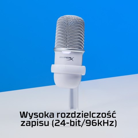 Mikrofon HyperX SoloCast biały (519T2AA) Mikrofon HyperX SoloCast biały (519T2AA)