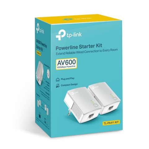 TP-Link PA411KIT 500 Mbit/s Przewodowa sieć LAN Biały 2 szt. TP-Link PA411KIT 500 Mbit/s Przewodowa sieć LAN Biały 2 szt.