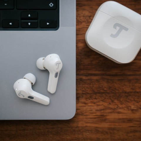 Teufel AIRY TWS Pro True-Wireless Słuchawki douszne Bluetooth srebrno-białe - Słuchawki - 20 KHz Teufel AIRY TWS Pro True-Wireless Słuchawki douszne Bluetooth srebrno-białe - Słuchawki - 20 KHz