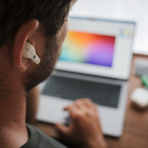Teufel AIRY TWS Pro True-Wireless Słuchawki douszne Bluetooth srebrno-białe - Słuchawki - 20 KHz Teufel AIRY TWS Pro True-Wireless Słuchawki douszne Bluetooth srebrno-białe - Słuchawki - 20 KHz