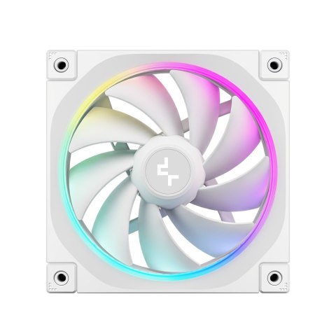 Wentylator Deepcool FL12 biały, zestaw 3 sztuk, 120 mm, 2150 obr./min, 12 V Wentylator Deepcool FL12 biały, zestaw 3 sztuk, 120 mm, 2150 obr./min, 12 V
