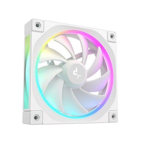 Wentylator Deepcool FL12 biały, zestaw 3 sztuk, 120 mm, 2150 obr./min, 12 V Wentylator Deepcool FL12 biały, zestaw 3 sztuk, 120 mm, 2150 obr./min, 12 V