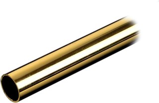 Bitspower None Rurka Mosiężna Fazowana 14mm OD, 500mm - złota