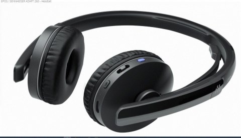 EPOS | SENNHEISER ADAPT 260 Zestaw słuchawkowy Bezprzewodowy Opaska na głowę Biuro/centrum telefoniczne Bluetooth Czarny EPOS | SENNHEISER ADAPT 260 Zestaw słuchawkowy Bezprzewodowy Opaska na głowę Biuro/centrum telefoniczne Bluetooth Czarny