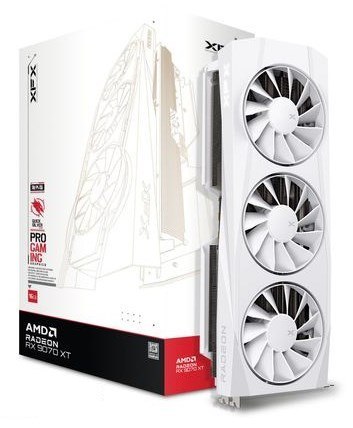 XFX Karta graficzna 16GB RADEON RX9070XT Quicksilver WHITE OC Gaming 3xDP/1xHDMI AMD XFX Karta graficzna 16GB RADEON RX9070XT Quicksilver WHITE OC Gaming 3xDP/1xHDMI AMD