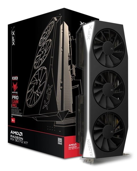 XFX Mercury Radeon RX 9070 XT Gaming Edition AMD 16 GB GDDR6 XFX Mercury Radeon RX 9070 XT Gaming Edition AMD 16 GB GDDR6
