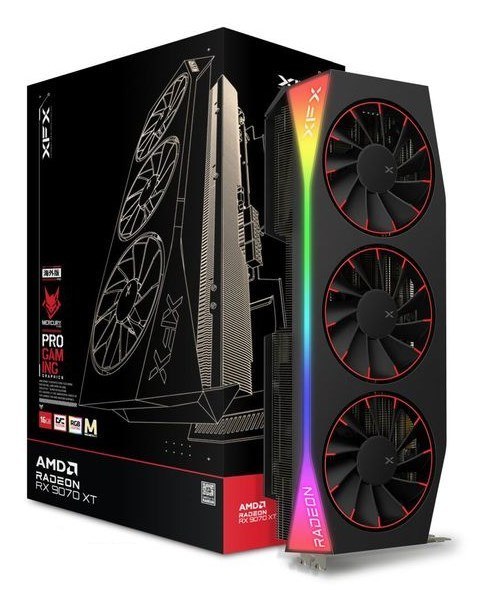 Karta graficzna XFX RX 9070XT Magnetic Air RGB Gaming 16 GB OC detaliczny - 16,384 MB Karta graficzna XFX RX 9070XT Magnetic Air RGB Gaming 16 GB OC detaliczny - 16,384 MB