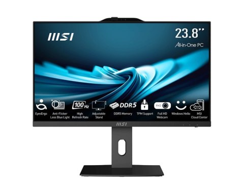 MSI AIO PRO AP242P 14M-649XEU i5-14400 23,8" IPS LED FHD Non-Touch Anti-Glare 16GB SSD512GB M.2 AX211 WiFi 6E NoOS Black MSI AIO PRO AP242P 14M-649XEU i5-14400 23,8" IPS LED FHD Non-Touch Anti-Glare 16GB SSD512GB M.2 AX211 WiFi 6E NoOS Black