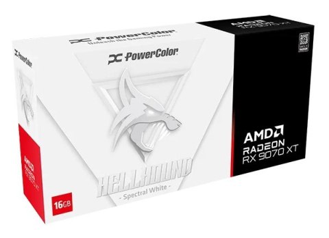 PowerColor Hellhound Radeon RX 9070 XT Spectral White AMD 16 GB GDDR6 PowerColor Hellhound Radeon RX 9070 XT Spectral White AMD 16 GB GDDR6