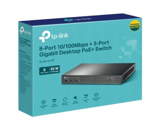 Przełącznik TP-LINK TL-SL1311P (8x 10/100 )