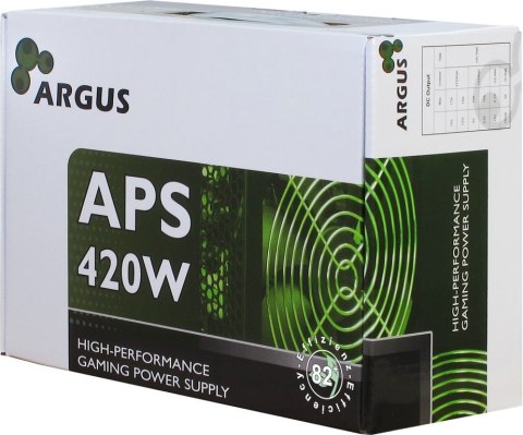 Zasilacz Inter-Tech Argus APS - 420 W - 115 - 230 V - 47 - 63 Hz - +12V1,+12V2,+3,3V,+5V,+5Vsb,-12V - Aktywny - 103 W Zasilacz Inter-Tech Argus APS - 420 W - 115 - 230 V - 47 - 63 Hz - +12V1,+12V2,+3,3V,+5V,+5Vsb,-12V - Aktywny - 103 W